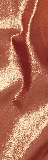 Fényesen csillogó elasztikus anyag - COPPER